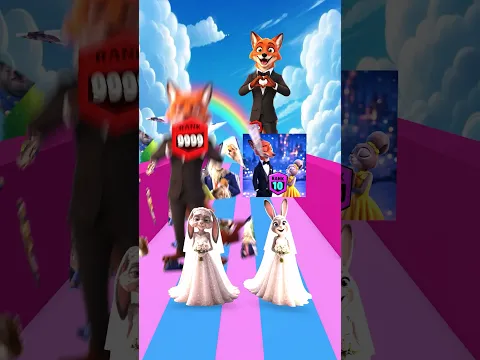 Bride Judy Hopps old and Judy Hopps young in the nonstop singing challenge to find a boyfriend!