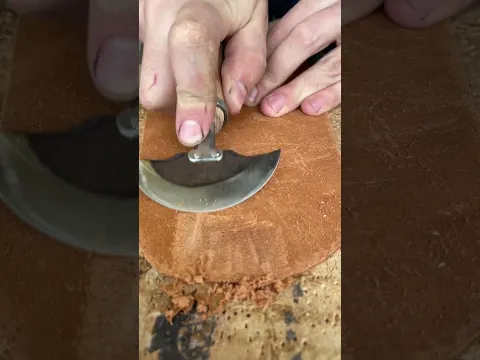 Making leather sheath