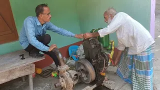 Field marshal 8HP diesel engine water pump machine start problem, Startup Generator engine