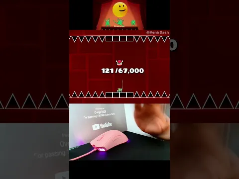 It's Me It's Verity VS 67,000 Click Spider Challenge in Geometry Dash! #shorts