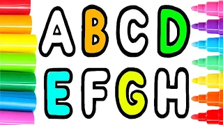 Bolalar uchun alifbo chizish /Drawing Alphabet for children/Рисование Алфавит для детей ABC😘🥰😂😄🤔😝🤤😜