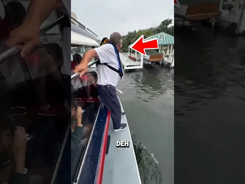 Demi Uang 100 Juta, Kakek ini Nekat Lompat dari Perahu‼️