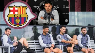 🌐Luis Suárez: "Messi, Alba, Busquets y yo soñábamos con retirarnos en el Barcelona"