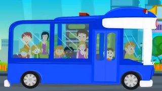 Rodas no ônibus canção e canções de ninar para crianças