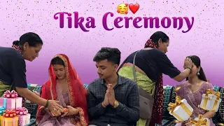Finally Pankaj aur Meri Shadi Fixed Hogyi🥰❤️|| Tika Ceremony🤩🎊