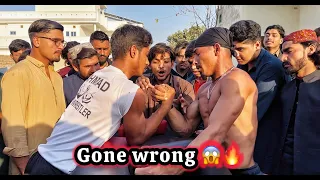 Challenge match gone wrong 😱🔥 smart boyz 💪 arm wrestling vlog 🔥