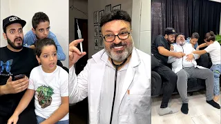 هذا الطبيب افعاله غريبة 😂 This doctor's actions are strange