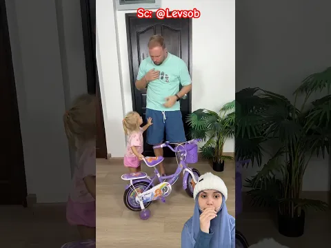 Adek mau main sepeda⁉️ Levsob