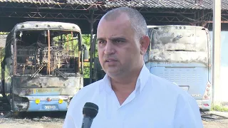 Incendio en la Base de Ómnibus Nacionales no afectará servicio a la población