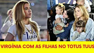 Virgínia Fonseca viveu momentos de emoção no evento Totus Tuus com as filhas em Goiânia.