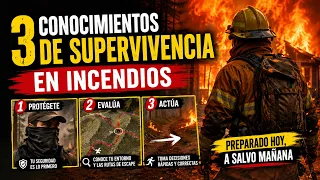 Tres conocimientos sobre supervivencia en incendios que debes saber 🚒🏢