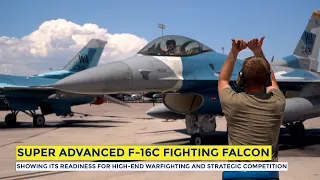 US F-16C Fighting Falcon Showing Its Readiness For High-End Warfighting and Strategic Competition