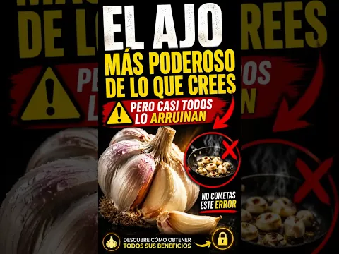 El Error #1 al Consumir Ajo y Perder sus Beneficios 🧄 #shorts