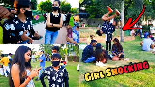 Crossing flips on the cute girl's 😍 With Shocked Reactions Part 2