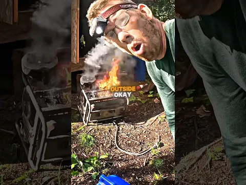 Cabin Caught On Fire Nearly Goes Wrong!