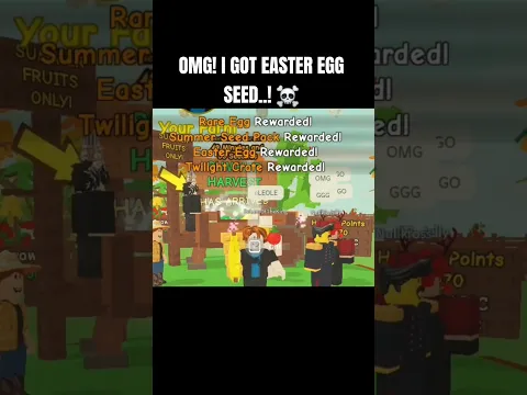 OMG! I Got Easter Egg Seed in Summer Harvest..! ☠️ #growgarden #roblox