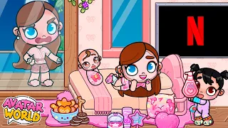 La Rutina *Secreta* Nocturna🌙 de Mis Hijas ¿Qué es lo que Hacen? en Avatar World | Sol Games