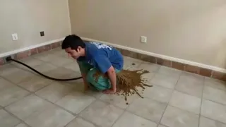 he hasn't pooped for 2 years then..