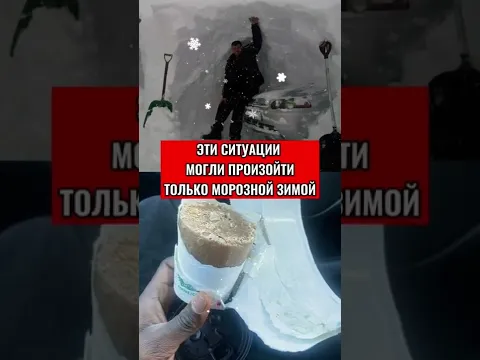 ЭТИ СИТУАЦИИ МОГЛИ ПРОИЗОЙТИ ТОЛЬКО МОРОЗНОЙ ЗИМОЙ