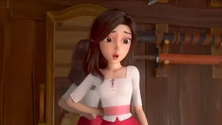 بنت بتلاقي جزمة سحرية بتحولها من بنت شكلها وحش لبنت جميلة Red shoes