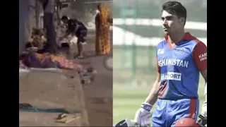WATCH- Rahmanullah Gurbaz Helps Street People In Ahmedabad On Diwali 2023 Eve