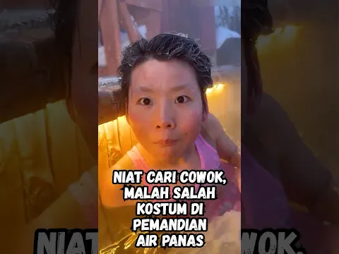 Niat Cari Cowok, Malah Salah Kostum di Pemandian Air Panas 😭 #shorts