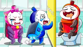 Baby Choo Choo Charles and TOILET BATTLE - Baby Choo Choo Charles Sad Story | Rainbow Friends