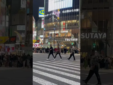 Tokyo Shibuya Late-night Scenery #japan #shortsfeed #travel #walk #shortsyoutube #photography  #4k