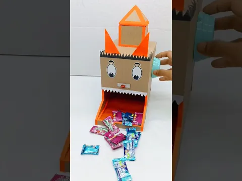 घर पर बनाओ चॉकलेट वाला ATM Machine || How to Make a Chocolate Vending Machine From Cardboard #short