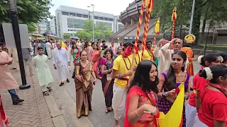 "Meravanige" or Parade at the 12th AKKA World Kannada Conference - 2024 at Richmond, VA in 4K Part I