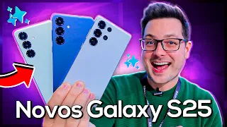 Novos SAMSUNG GALAXY S25 chegaram!! E tão na MÃO! Bora conhecer is BRUTOS!