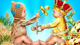 अमीर vs गरीब परिवार /मुझे बचपन में बिल्ल्यनेर बेबी से बदल दिया गया था