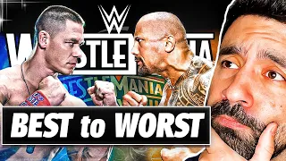 Ranking WrestleMania Main Events From WORST TO BEST (Last 20 Years)