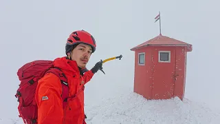 Overnight in World's Smallest Survival Shelter