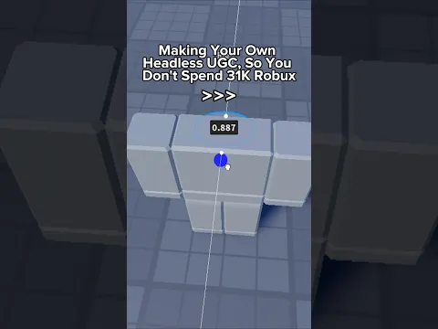 Create Your Own Headless UGC To Save 31K Robux!