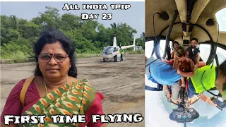 Surprising 😱 | My Mom First time Flying in Helicopter| all india trip day 23