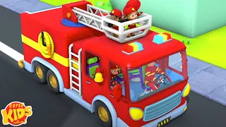 The Wheels On The Fire Truck | Fire Truck Song for Kids | Nursery Rhymes and Baby Songs