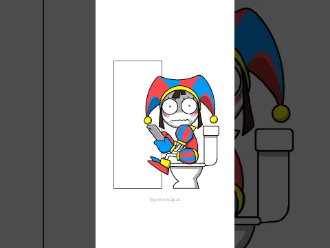 THE AMAZING DIGITAL CIRCUS Pomni & Jax reaction🤣Imagine Dragons - Believer meme Animation #shorts
