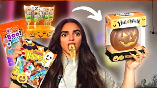 PROBANDO TODOS LOS DULCES DE HALLOWEEN DEL SUPERMERCADO 🎃 ¿No me gusta ninguno? 😵‍💫 | MARÍA PASCU