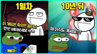 죽으면 모든게 사라지는 게임에서 혼자 엄청난 기간을 생존한 고인물 유저들 ㄷㄷ