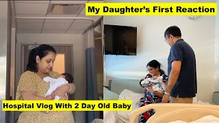 Rai's First Reaction After Holding New Born Brother 👶 | Hospital Vlog | Room tour & Food Served