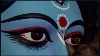 Kumartuli Kali Pratima | Complete Eye Drawing By Sanjib Pal | Kali Puja Kolkata | Kumortuli
