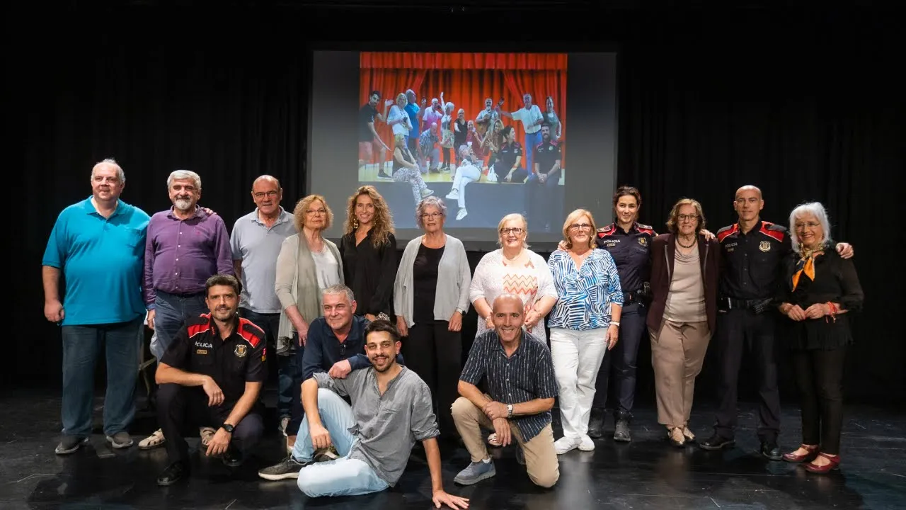 Estrena a Vic d’una obra de teatre dels Mossos que vol prevenir delictes en gent gran