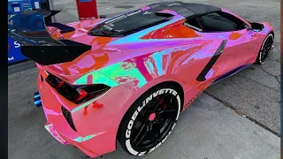 CRAZY EXPENSIVE WRAP on my corvette!