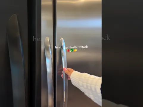 Full asmr fridge restock & organization #asmrrestock #fridgeorganizationideas #fridgerestock