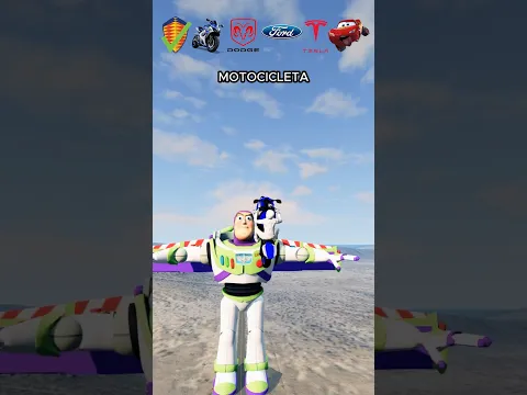 Carros vs Buzz Lightyear #beamng #beamngdrive #game #juego #carros