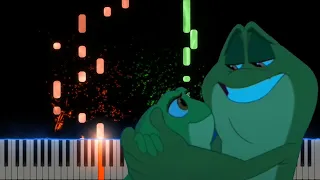 Ma Belle Evangeline Princess and the Frog Piano Cover Midi tutorial Sheet