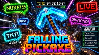🔴 24/7 LIVE Minecraft Mining — Type TNT to Blow it Up! 💣#fallingpickaxe #minecraft