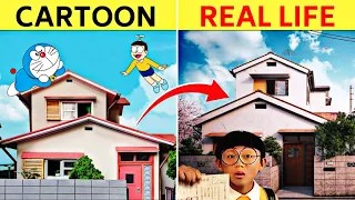 Cartoon & Anime House In REAL LIFE | Animation Villa