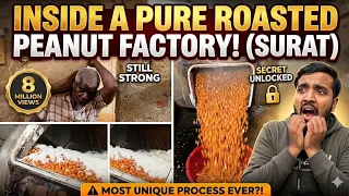 Factory Making Of Masala Peanut ( मूँगफली ) From Scratch at Extreme Level | Street Food | Gujarat